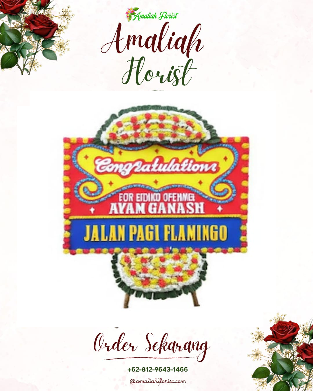 Sewa Papan Bunga Tebing Tinggi